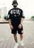 CAMISA OVERSIZED NARCISOS - BLACK na internet