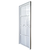 puerta aluminio ciega acanalada izquierda - comprar online