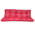 colchon futon rojo