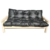 futon cama negro