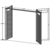 porton aluminio 25mm super economico - comprar online