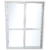 ventana corrediza simple vidrio entero 200x200