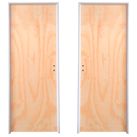 2 x puerta pino marco de aluminio - comprar online