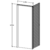 puerta aluminio ciega tubular izquierda en internet