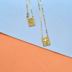Escapulário Personalizado em Ouro 18k