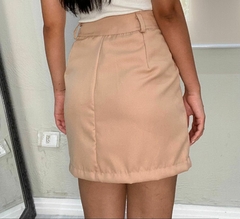 Saia alfaiataria nude - comprar online