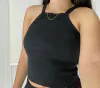 Cropped Lua preto