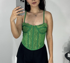 Corset rendado preto - comprar online
