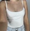Basiquinha de alca branca