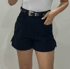 Shorts jeans preto
