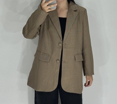 Blazer charlotte marrom (forrado e estruturado) - comprar online