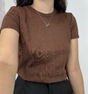 Blusa Cleo marrom
