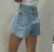 Shorts jeans destroyed claro - comprar online
