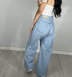 wide leg lavagem média - comprar online