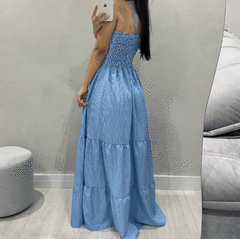 Vestido Mandy azul (listrado) na internet