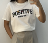 T shirt positive off white