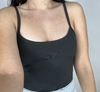 Basiquinha de alca preta