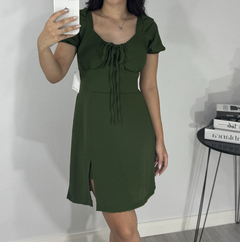 Macaquinho Selene verde militar - comprar online