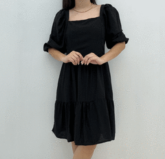 Vestido Amélia preto