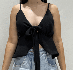 Cropped Veronica preto - comprar online