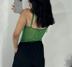 Corset rendado preto na internet