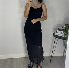 Vestido tule preto