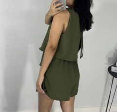 Macaquinho urca verde militar - comprar online