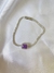Pulseira aurora cravejada com zircônias banhada a prata na internet