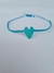 Pulseira miçanga miyuki coração