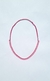 Colar meia-lua rosa pink