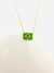 Colar bandeira do Brasil - comprar online