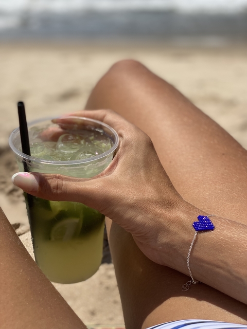 pulseira de coração 