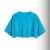 REMERA CROP BAIRES TURQUESA
