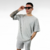Imagen de REMERA OVERSIZE LARGE GRIS MELANGE BA