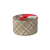 Fita Natal Nude Xadrez com Glitter - 6,m x 9,14m