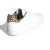 Tênis adidas Plataforma Court Cloud White / Cloud White / Gold Metallic - Importprodutos