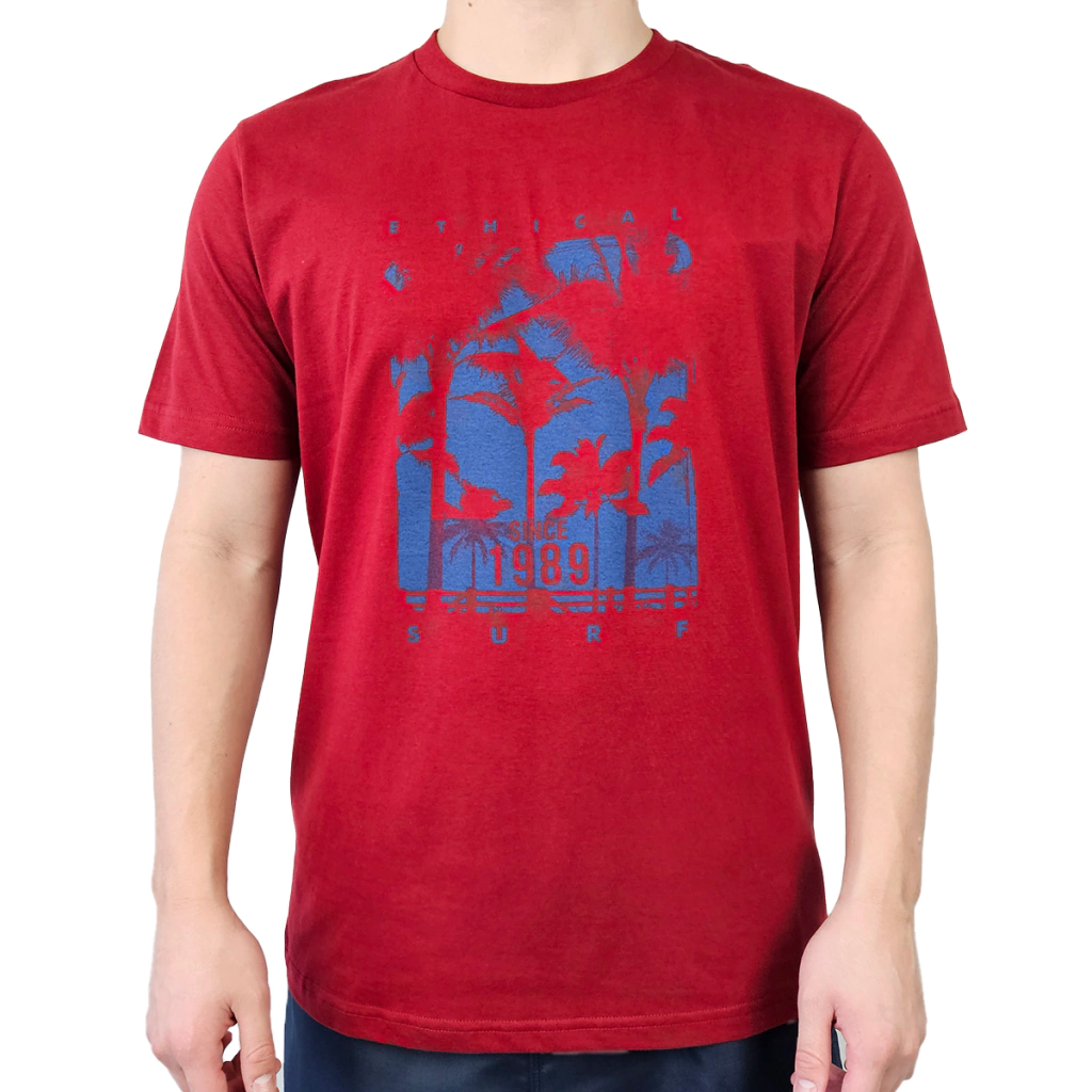 Camiseta Masculina Estampa Since | 100% Algodão | Conforto e Estilo | Ethical
