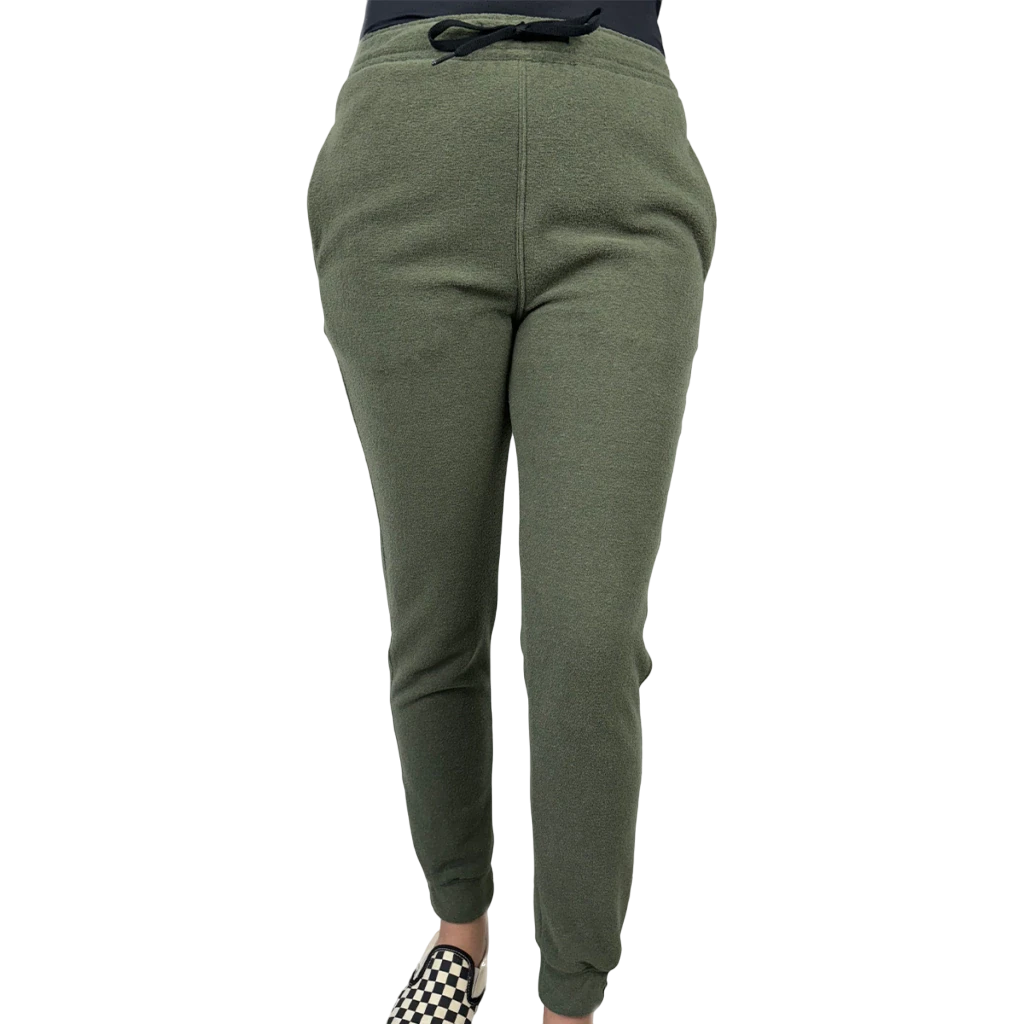 Calça de Moletom Feminina Tweed com Bolsos Laterais, Cintura com Elástico e Cadarço | Ethical - Verde