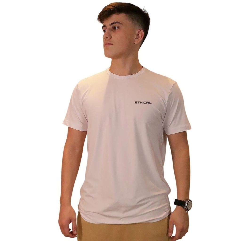 Camiseta Dry Fit Masculina Branco
