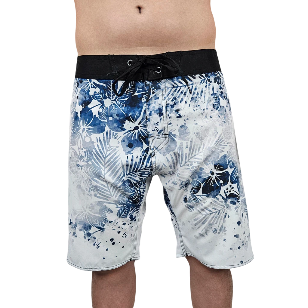 Bermuda Surf Masculina Estampa Nevoa Floral | Conforto e Estilo | Ethical