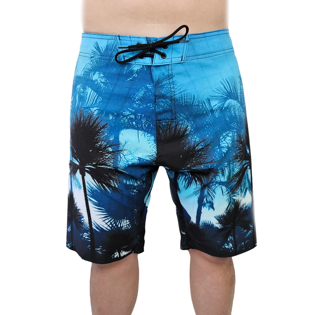 Bermuda Surf Masculina Estampa Breeze Nature Azul | Conforto e Estilo | Ethical