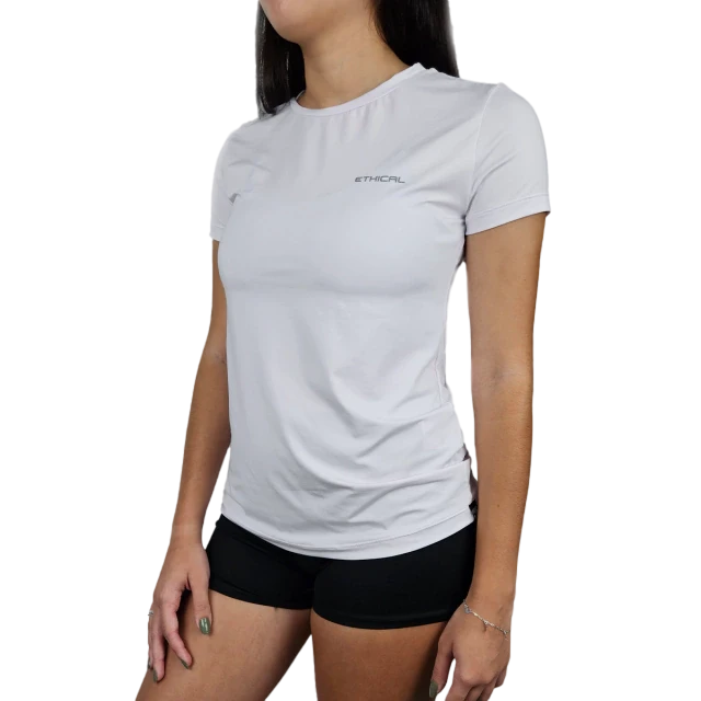 Camiseta Dry Fit Feminino Branco