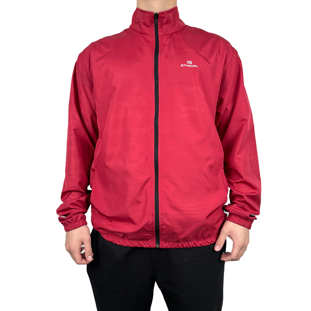 Corta Vento Masculino Aspen com Bolsos Embutidos, Bolso Interno e Gola Alta | Ethical - Vermelho