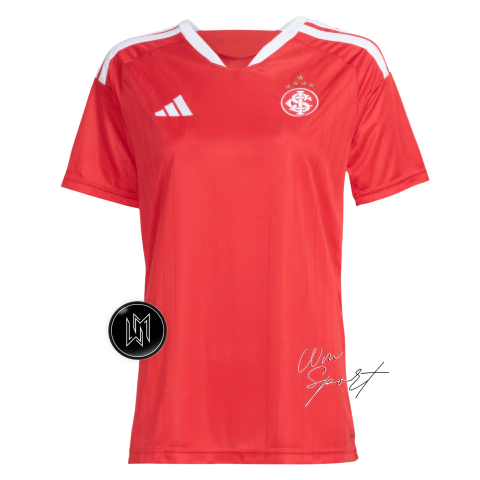 Camisa Internacional I 26/27 - Torcedor Adidas Feminina - Vermelha
