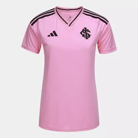 Camisa Internacional Outubro Rosa 25/26 - Torcedor Adidas Feminina - Rosa - comprar online