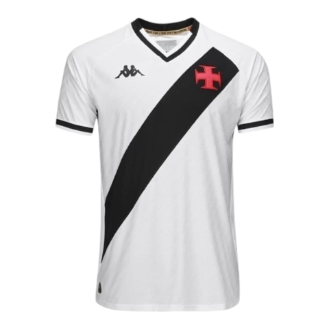 Camisa Vasco da Gama II 25/26 - Torcedor Kappa Masculina - Branca