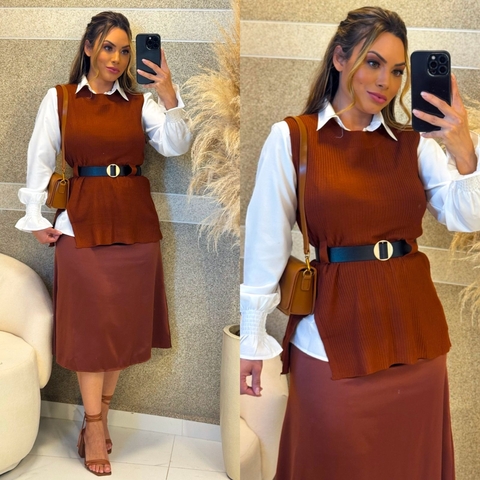 CONJUNTO COLETE JHENNY 0780 - comprar online