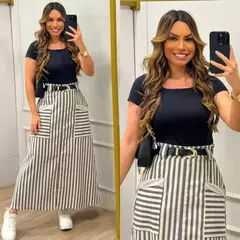 BLUSA BASICA GOLA REDONDA 0673 - comprar online