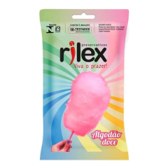 Preservativo Rilex Aromatizado Algodão Doce 3uni