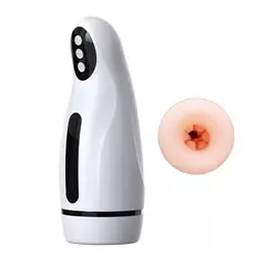 Masturbador Masculino Com Vibro e Sucção Recarregável